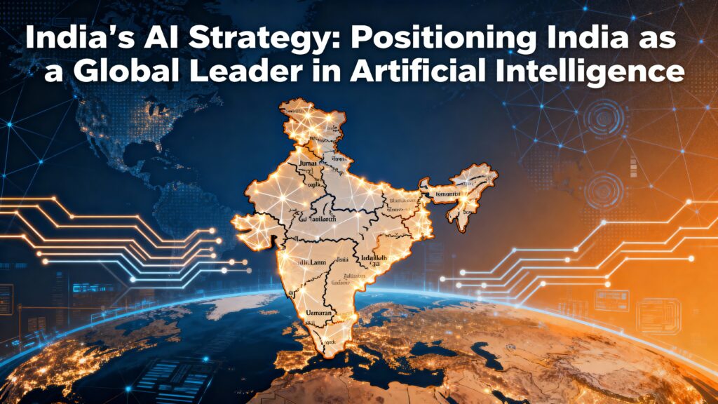 India’s AI strategy: India’s AI strategy aims to position India as a global leader in artificial intelligence