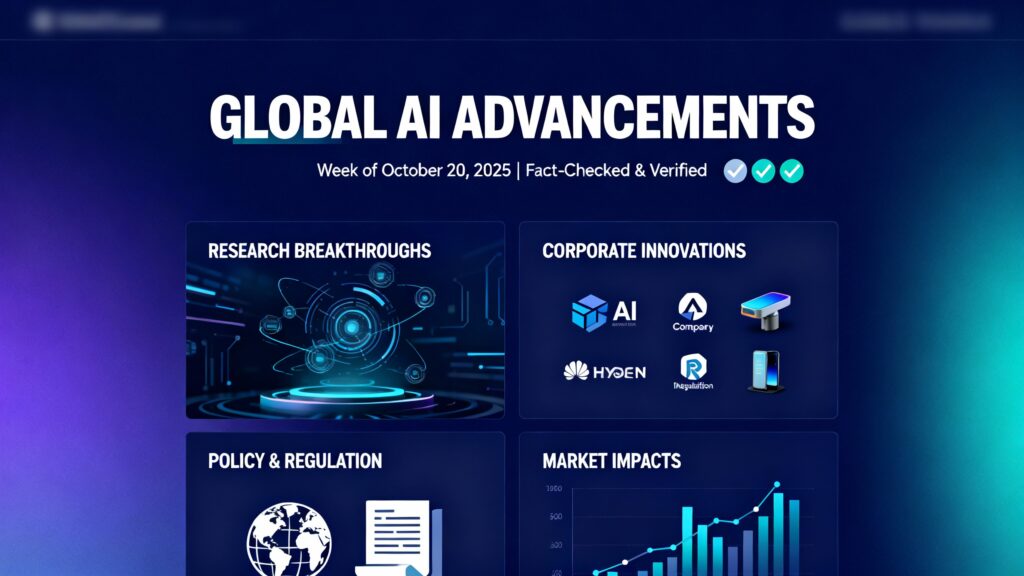 Global AI Weekly: Verified Updates and Key Developments – October 20, 2025