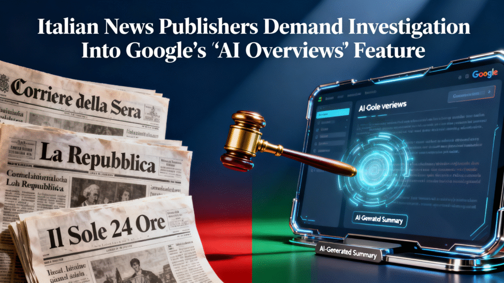 Italian News Publishers Demand Investigation Into Google’s “AI Overviews” Feature