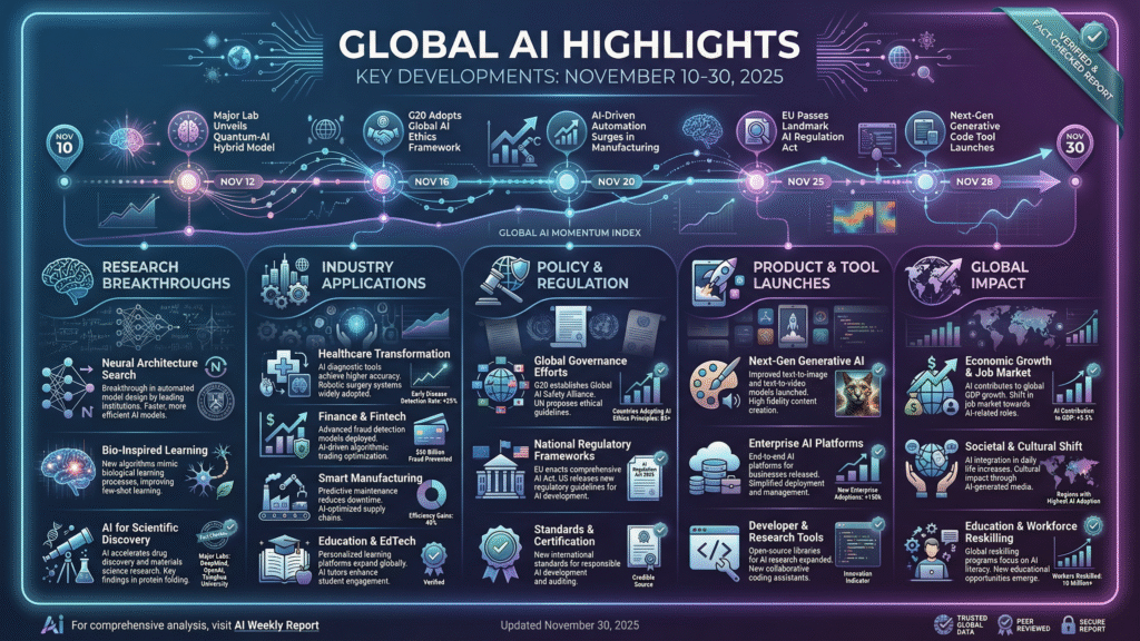 Global AI Highlights: Key Developments from 10–30 November 2025